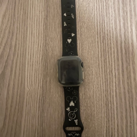 Apple Smartwatch with Black and White Band - Picture 1 of 1
